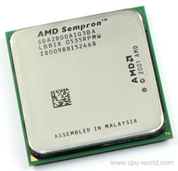 AMD Sempron 2800+ - SDA2800AIO3BA / SDA2800BABOX / SDA2800CVBOX
