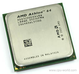 AMD Athlon 64 3200+ - ADA3200DAA4BW (ADA3200BWBOX)