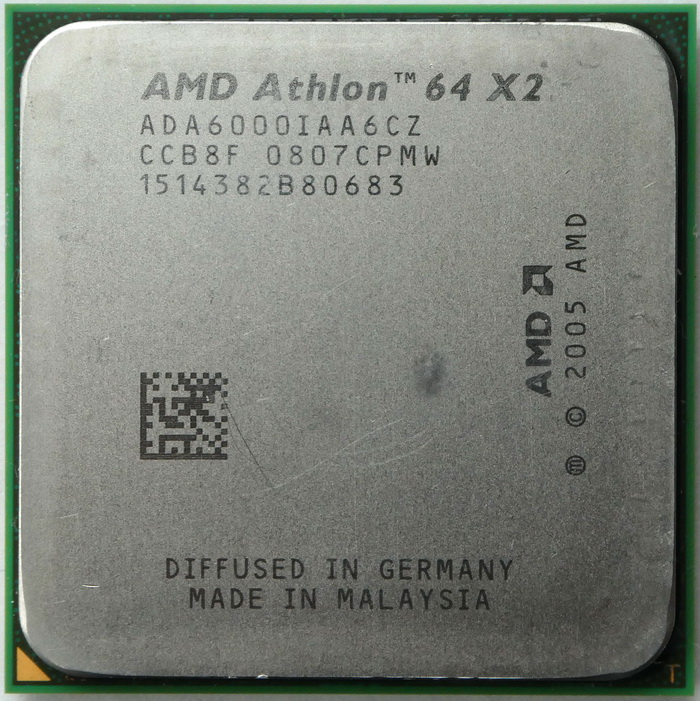 AMD Athlon 64 X2 6000+ socket AM2 (Windsor, 89W) ADA6000IAA6CZ 01.jpg